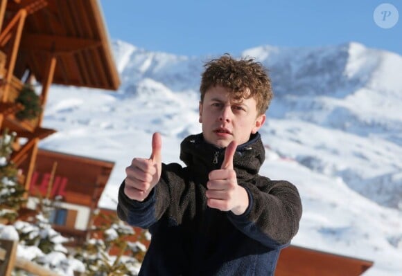 Norman Thavaud au photocall de Pas très normales activités au festival international du film de comédie de l'Alpe d'Huez le 17 Janvier 2013.