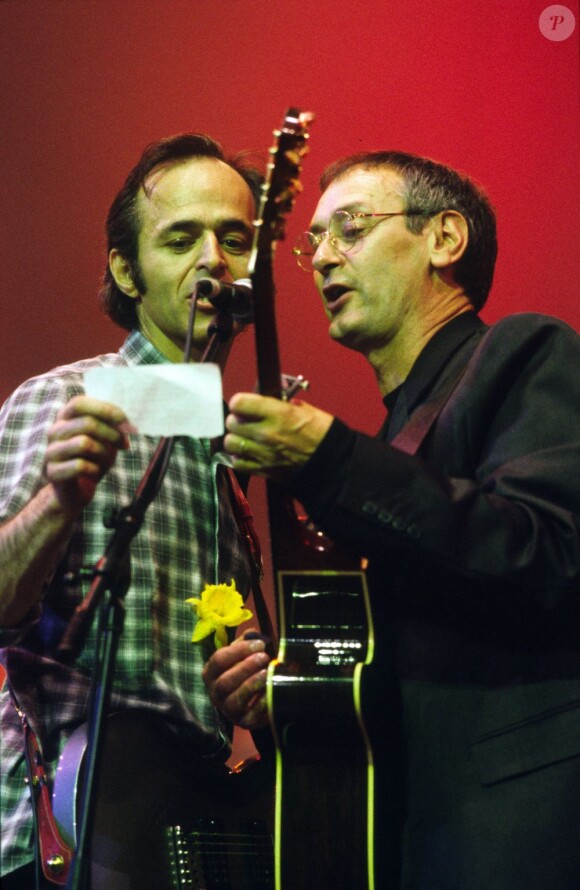 Jean-Jacques Goldman et Michael Jones en 1999