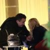 Mary-Kate Olsen et Olivier Sarkozy quittant Paris depuis l'aéroport Roissy-Charles-de-Gaulle le 6 janvier 2013