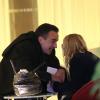 Mary-Kate Olsen et Olivier Sarkozy quittant Paris depuis l'aéroport Roissy-Charles-de-Gaulle le 6 janvier 2013