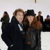 Francois Cluzet et sa femme Narjiss Cluzet au défilé Dior à Paris le 19 janvier 2013.