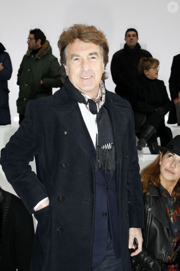Francois Cluzet au défilé Dior le 19 janvier 2013.