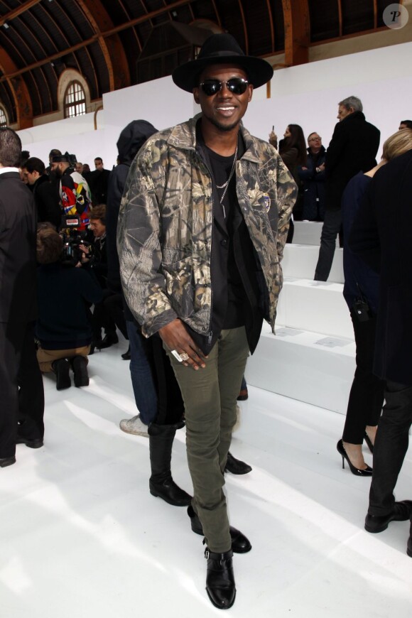 Theophilus London au défilé Dior le 19 janvier 2013.