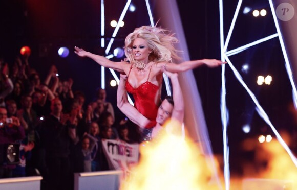 Pamela Anderson, nouvelle participante sexy de "Skating On Ice" aux Pays-Bas.