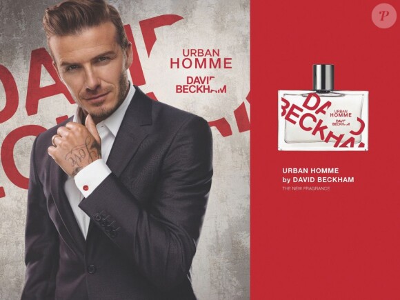 David Beckham dans la nouvelle campagne pour son parfum Urban Homme