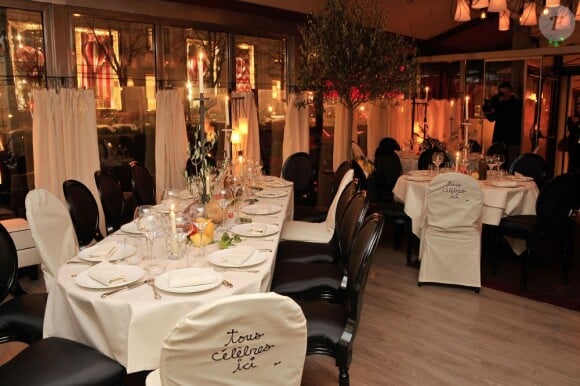 Inauguration du restaurant La Petite Maison de Nicole à l'Hôtel Fouquet's Barrière à Paris le 21 Janvier 2013.