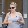 Busy Philips quitte son cours de gym à West Hollywood, le 22 janvier 2013.