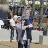 Marcia Cross et sa fille, en sortie, à Los Angeles, le 20 janvier 2013.