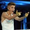 Justin Bieber en concert pour la tournée Believe tour à l'American Airlines Arena de Miami, le 26 janvier 2013.