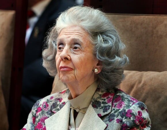 Fabiola de Belgique le 4 octobre 2011 au palais des Beaux-Arts de Bruxelles. En janvier 2013, la veuve du roi Baudouin renonce à son projet d'une fondation destinée à transmettre son patrimoine.