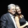 EXCLU - Enrico Macias s'offre un duo avec Sofia Essaïdi lorsqu'il fête ses 50 ans de carrière en un concert exceptionnel sur la scène de l'Olympia à Paris, le 22 Janvier 2013