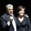 EXCLU - Enrico Macias chante avec Liane Foly lorsqu'il fête ses 50 ans de carrière en un concert exceptionnel sur la scène de l'Olympia à Paris, le 22 Janvier 2013