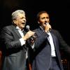 EXCLU - Enrico Macias en duo avec Dany Brillant lorsqu'il fête ses 50 ans de carrière en un concert exceptionnel sur la scène de l'Olympia à Paris, le 22 Janvier 2013