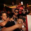 Exclusif - Christina Milian, Diddy (en haut avec les bras écartés), Fabolous, French Montana et Rick Ross s'éclatent au LIV à Miami Beach. Le 27 janvier 2013.
