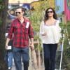 Matthew McConaughey tout sourire au côté de sa femme Camila Alves à la Nouvelle-Orléans, le 28 janvier 2013.