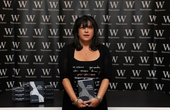 Fifty Shades of Grey et son auteur E.L. James à Londres, le 6 septembre 2012.