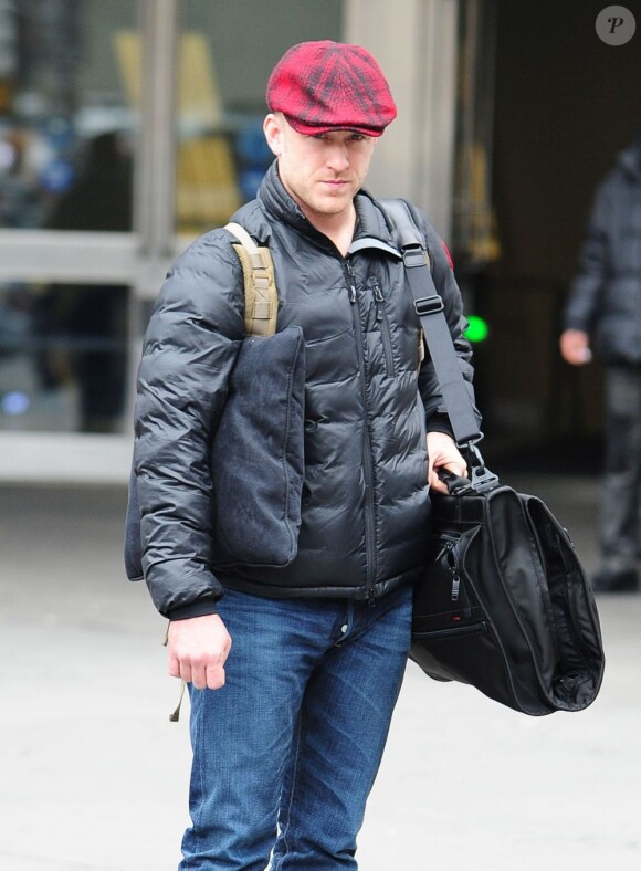 Exclu - Ben Foster, le petit ami de Robin Wright à New York, le 30 janvier 2013.
