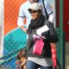 Halle Berry est allée chercher sa fille Nahla à la sortie de l'école à Los Angeles. Le 29 janvier 2013.