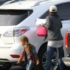 Halle Berry est allée chercher sa fille Nahla à la sortie de l'école à Los Angeles. Le 29 janvier 2013.