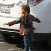 Halle Berry est allée chercher sa fille Nahla à la sortie de l'école à Los Angeles. Le 29 janvier 2013. La petite fille était pleine de bonne humeur.