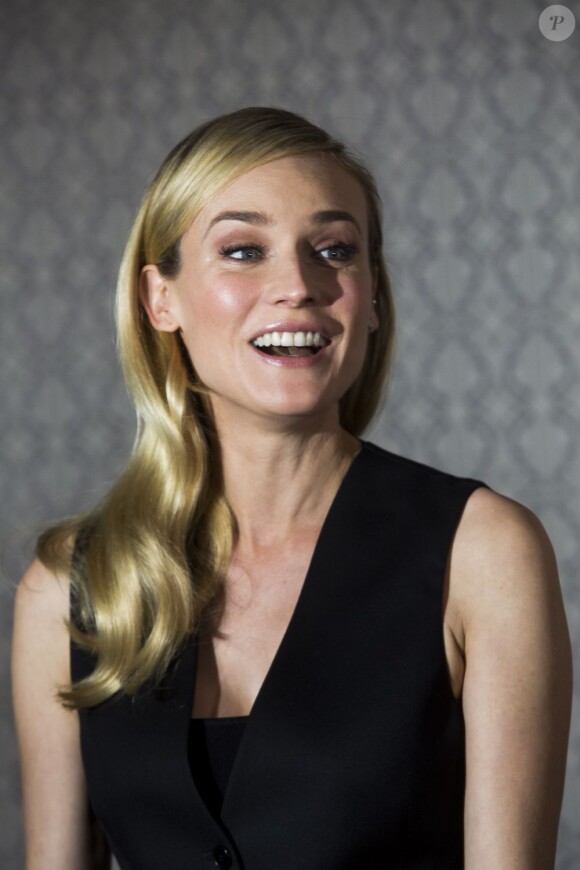 Diane Kruger à Berlin, le 31 janvier 2013 pour la première de son dernier film Le Plan Parfait avec Dany Boon.