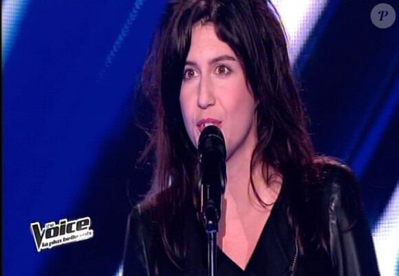 Sarah Callibot dans The Voice 2 le samedi 2 février 2013 sur TF1