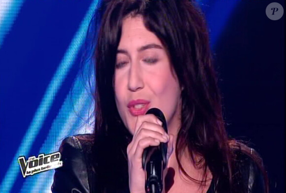 Sarah Callibot dans The Voice 2 le samedi 2 février 2013 sur TF1