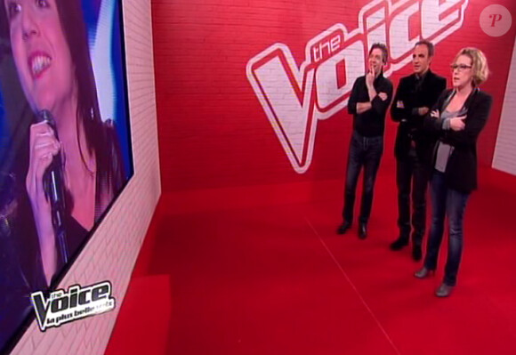 Sarah Callibot dans The Voice 2 le samedi 2 février 2013 sur TF1