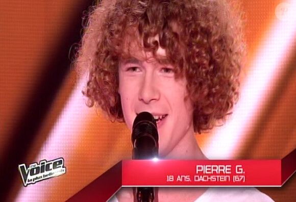 Pierre G. dans The Voice 2 le samedi 2 février 2013 sur TF1