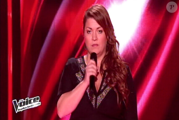 Justy dans The Voice 2 le samedi 2 février 2013 sur TF1
