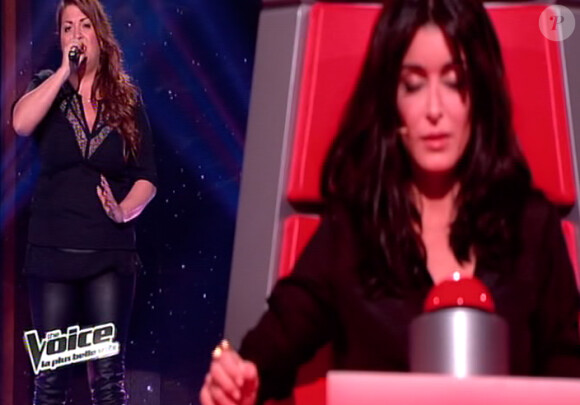 Justy dans The Voice 2 le samedi 2 février 2013 sur TF1
