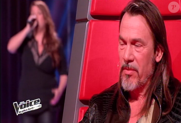 Justy dans The Voice 2 le samedi 2 février 2013 sur TF1