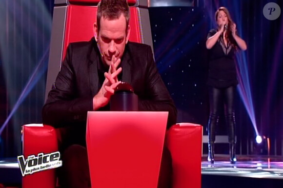 Justy dans The Voice 2 le samedi 2 février 2013 sur TF1