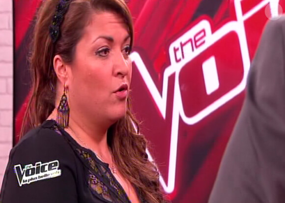 Justy dans The Voice 2 le samedi 2 février 2013 sur TF1