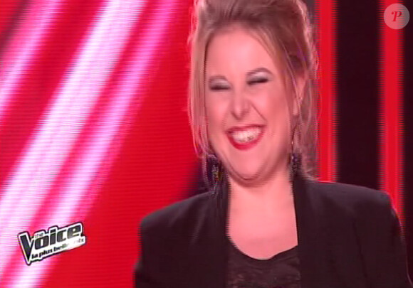 Marlène Schaff dans The Voice 2 le samedi 2 février 2013 sur TF1