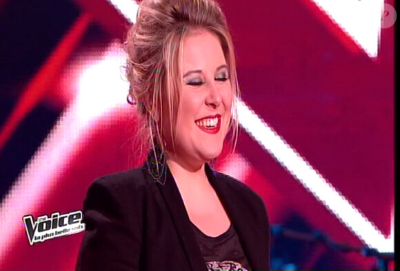 Marlène Schaff dans The Voice 2 le samedi 2 février 2013 sur TF1