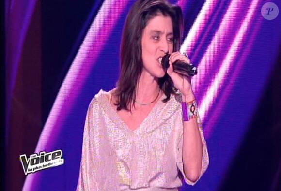 Claire L. des L5 dans The Voice 2 le samedi 2 février 2013 sur TF1