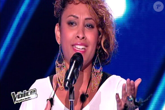 Sandy Coops dans The Voice 2 le samedi 2 février 2013 sur TF1