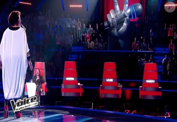 Sandy Coops dans The Voice 2 le samedi 2 février 2013 sur TF1
