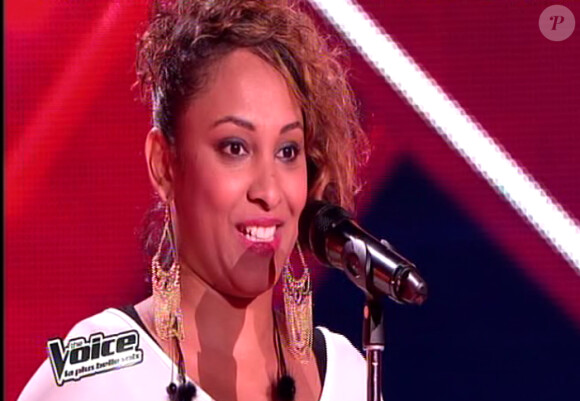 Sandy Coops dans The Voice 2 le samedi 2 février 2013 sur TF1