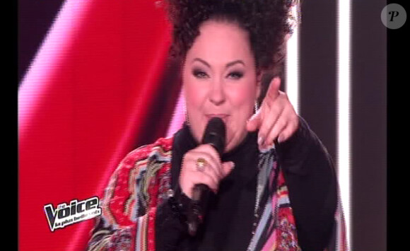Nadja dans The Voice 2, samedi 2 février 2013 sur TF1