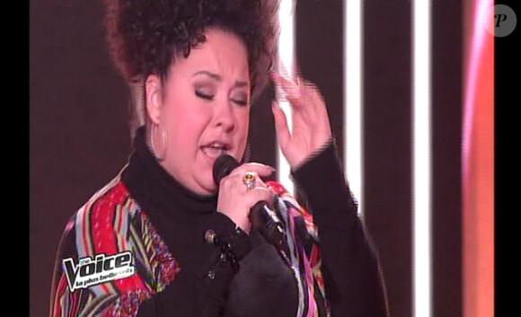 Nadja dans The Voice 2, samedi 2 février 2013 sur TF1