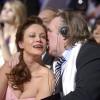 Sonja Kirchberger et Gérard Depardieu lors du Semper Opernball Gala  à l'opéra de Dresde en Allemagne le 1er février 2013