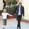 Gwen Stefani et son fils Kingston à l'issue de leur goûter au Cafe Med à West Hollywood. Le 2 février 2013.
