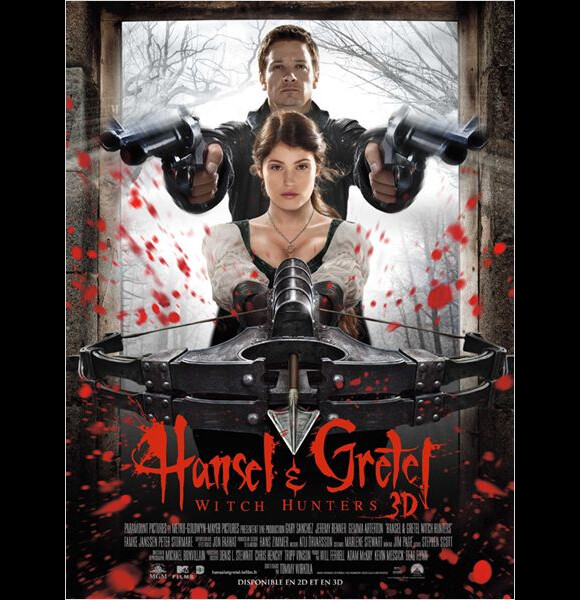 Affiche officielle du film Hansel & Gretel : Witch Hunters 3D.