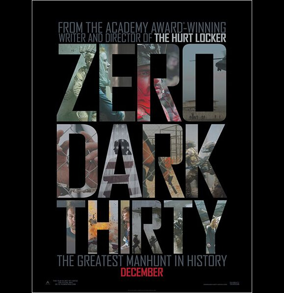 Affiche officielle du film Zero Dark Thirty.