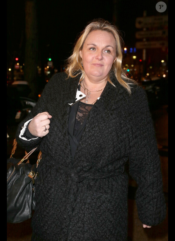 Valérie Damidot à la soirée Mariage pour tous au Théâtre du Rond Point, à Paris le 27 Janvier 2013.