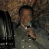 Arnold Schwarzenegger pendant la cérémonie d'ouverture des mondiaux de ski alpin à Schladming en Autriche, le 4 février 2013.