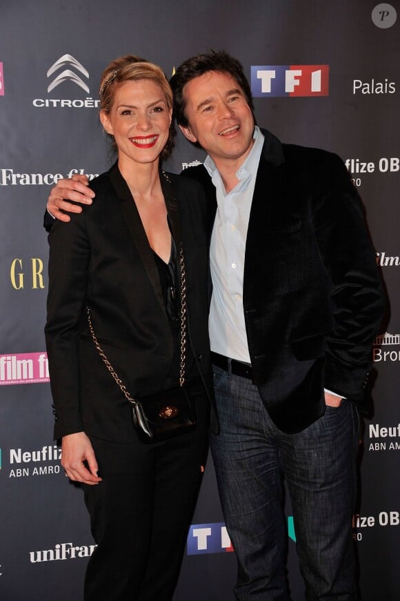 Guillaume De Tonquédec, Judith El Zein à la 20e cérémonie des Trophées du Film Français au Palais Brogniart à Paris, le 5 février 2013.