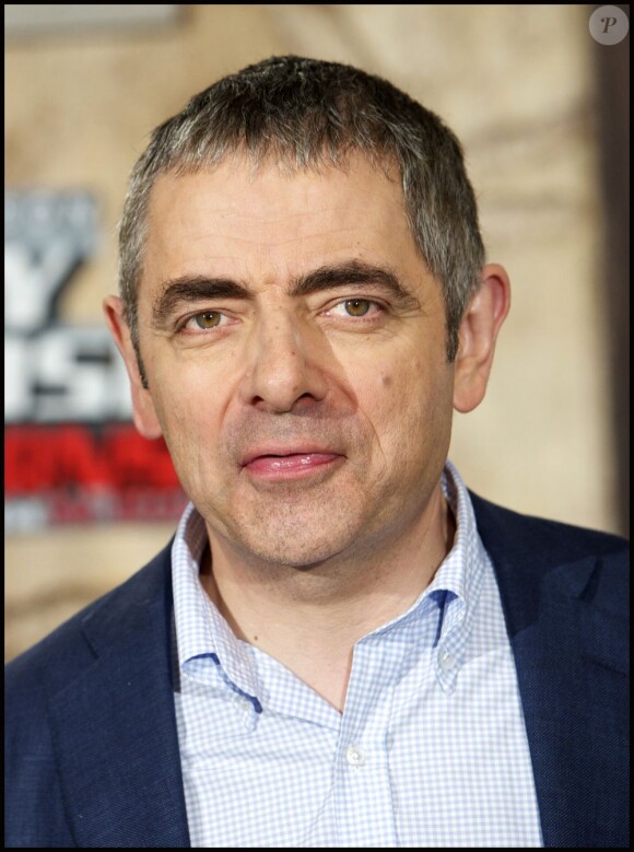 Rowan Atkinson au photocall de Johnny English, le retour, à Madrid, le 26 septembre 2011.